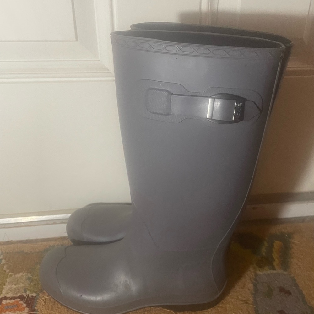 Kamik Gray Tall Rain Boots size 10 - Picture 3 of 4